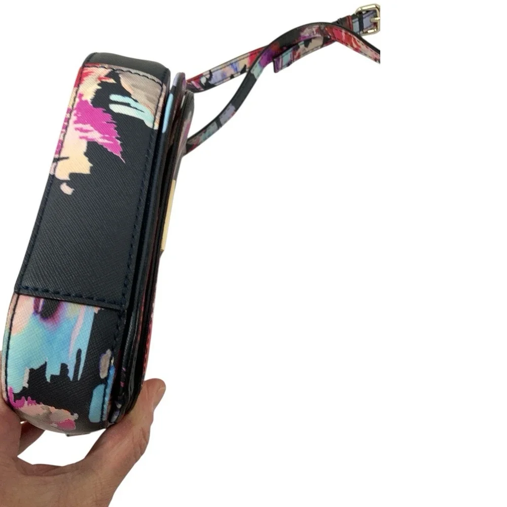 Kate Spade Laurel Way Carsen Mini‎ Crossbody Handbag Purse Bag Modern Floral